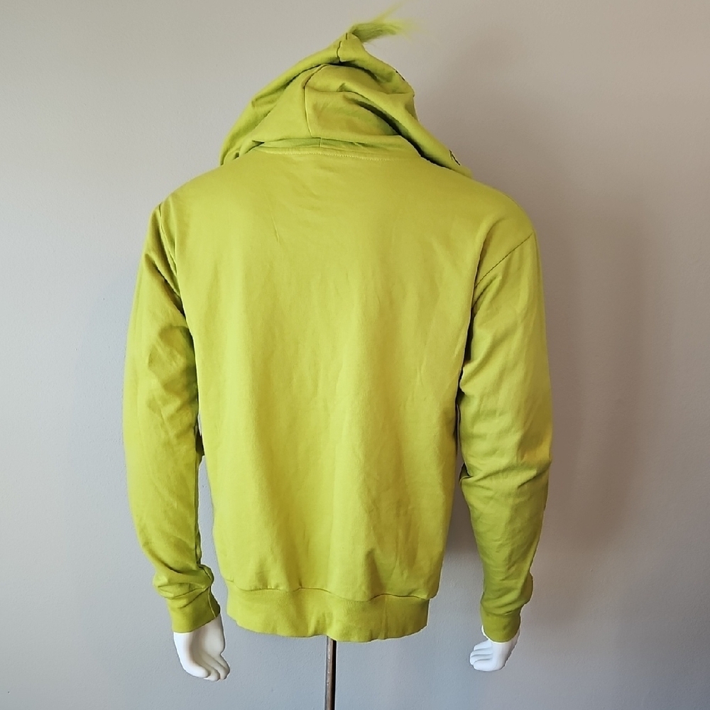 The Grinch Dr. Seuss Lime Green Hoodie Pullover Size Small - Picture 4 of 7